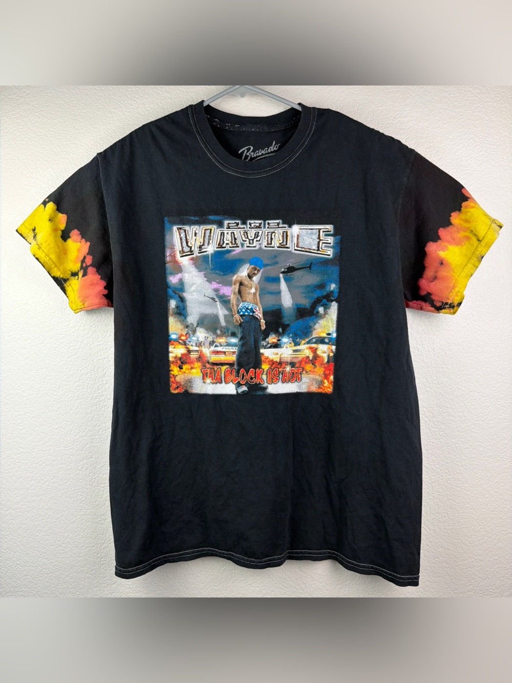 Bravado Shirt Lil Wayne Rap Music Black Short Sleeve Men’s Large